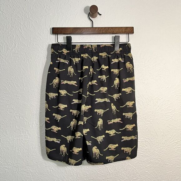 First Wave Running Cheetahs Boys Size 18/20 Mesh Lined Swim Trunks - Picture 4 of 10